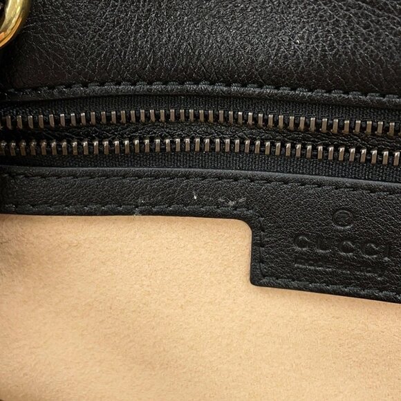 GUCCI Diana 2WAY Tote Bag Size Large Leather Black 746270 - Picture 11 of 16